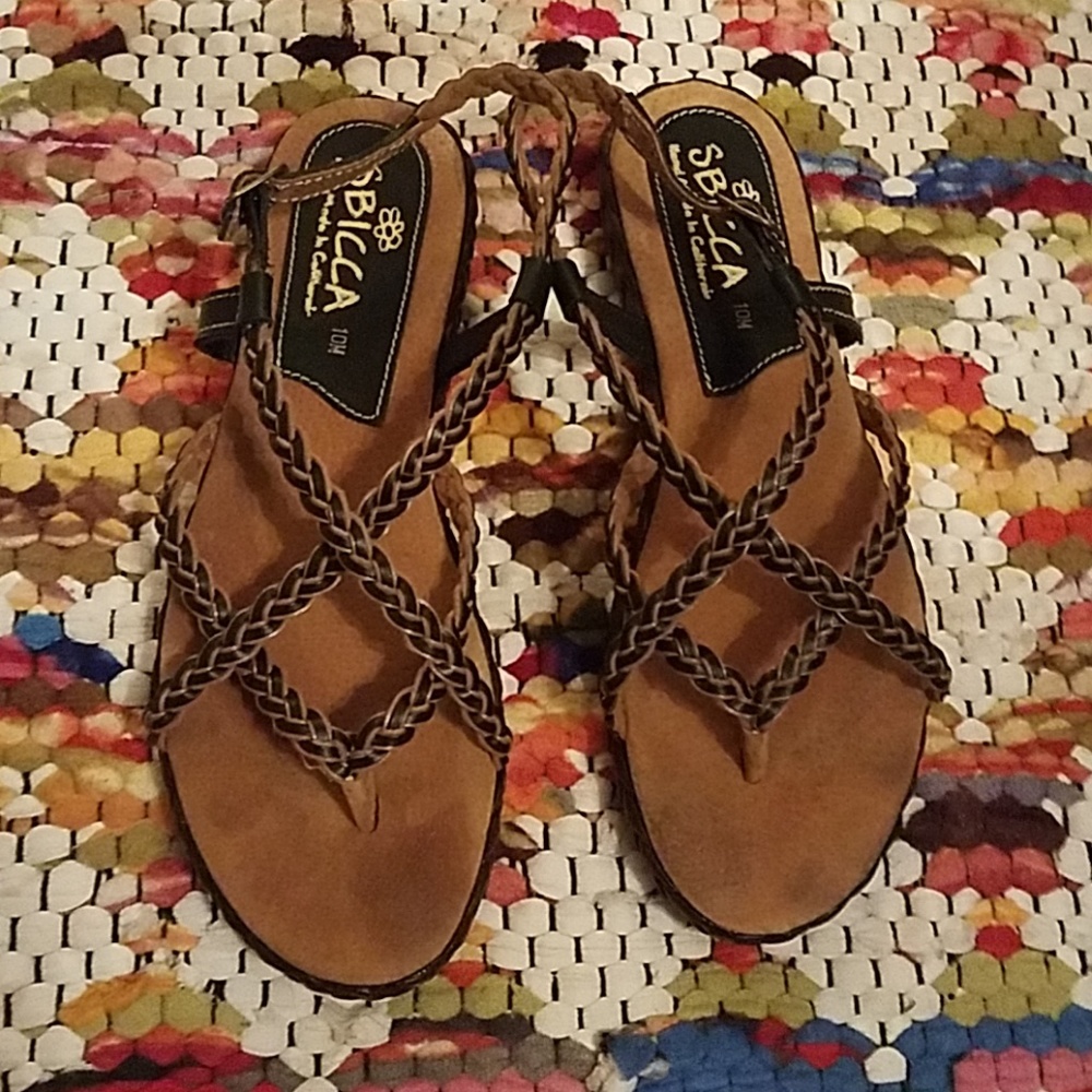 Sbicca Braided Sandals